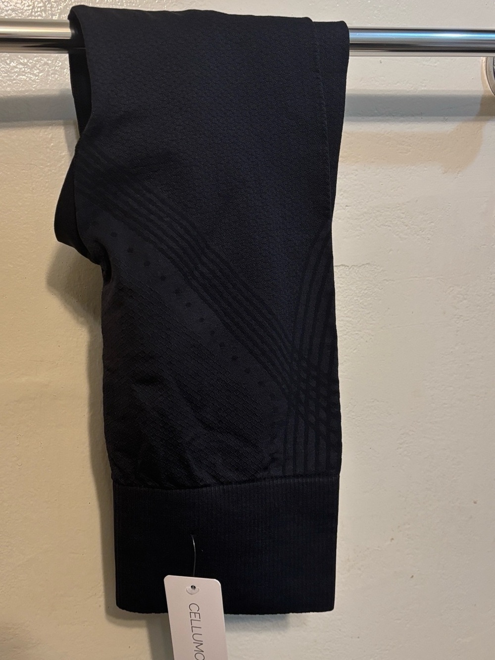 Cellumove Black Seamless Textured Leggings